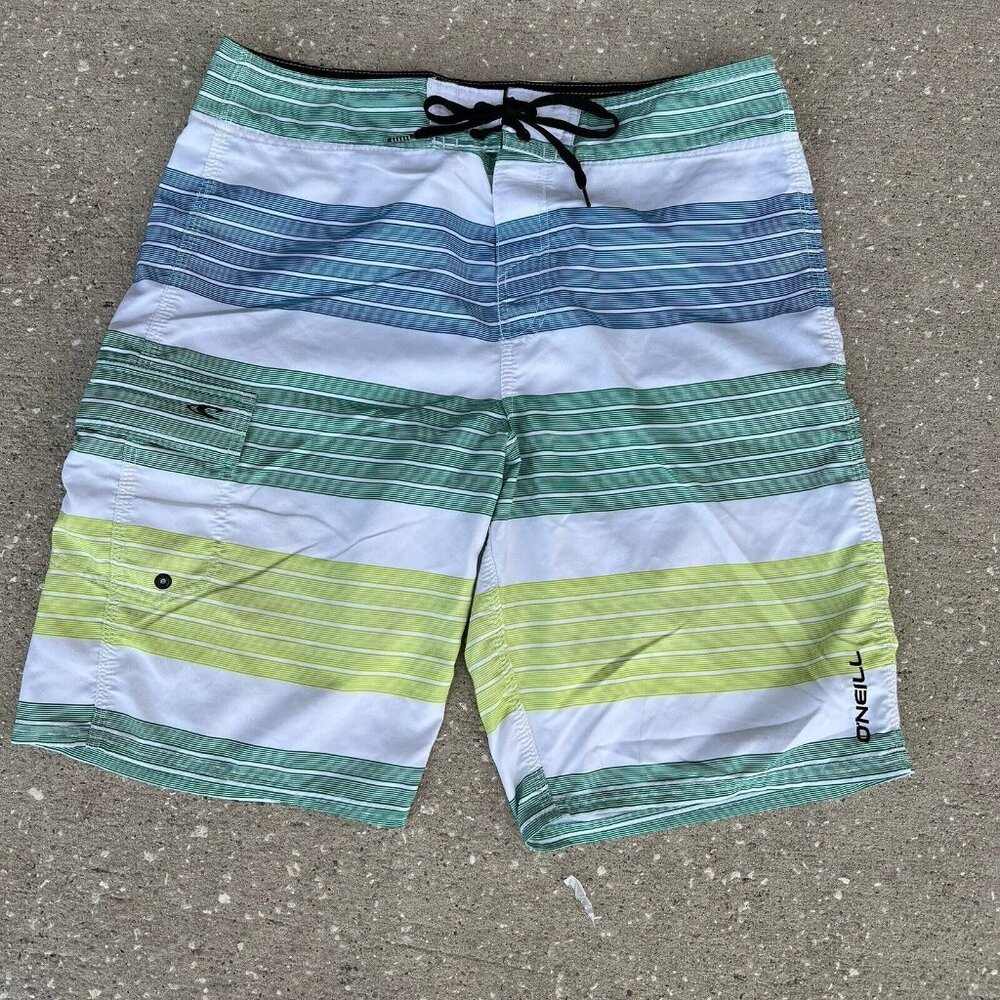 O Neill Boardshorts Mens 32 Swim Trunks Bathing Suit Surf Beach